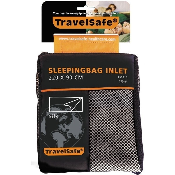 TRAVELSAFE (トラベルセーフ) スリーピングバッグ インレットシルク レクタンギュラー TS03110010