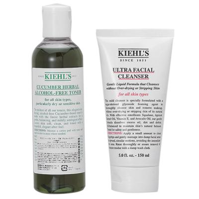 【セット】キールズ 毛穴ケア セット （ハーバルトナー CB 250mL ＋ クレンザー 150mL）