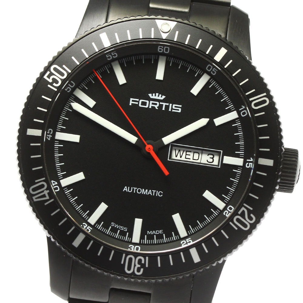 フォルティス FORTIS 647.18.158 コスモノート デイデイト 自動巻き メンズ 極美品 保証書付き_781318【中古】 149,900円