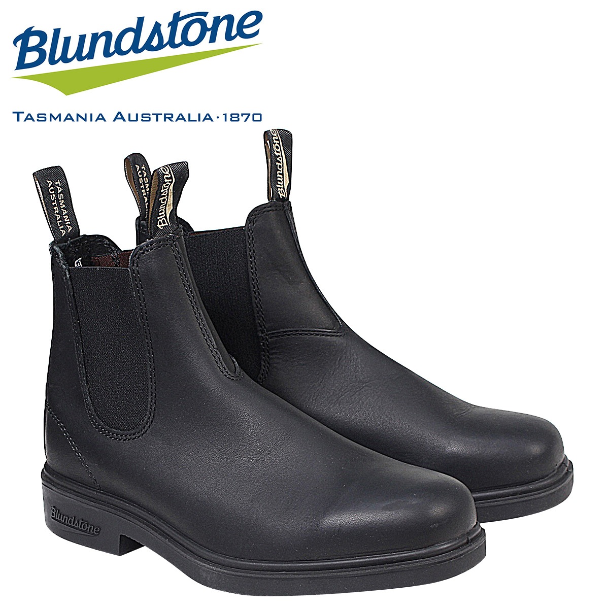 サイドゴア メンズ ブーツ DRESS CHELSEA BOOTS 063 ブラック