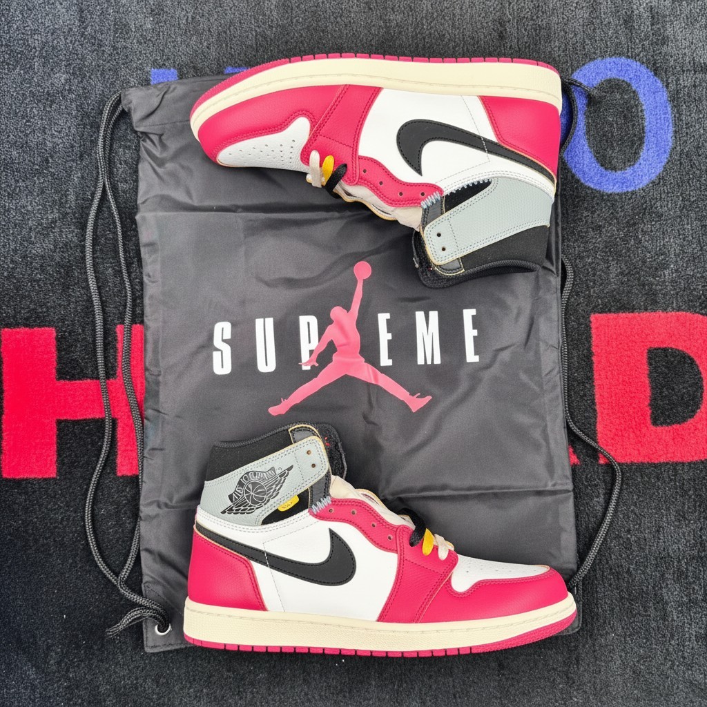 Supreme Jordan ドローストリングバッグ ブラック 24FW ナップサック 軽量バッグ