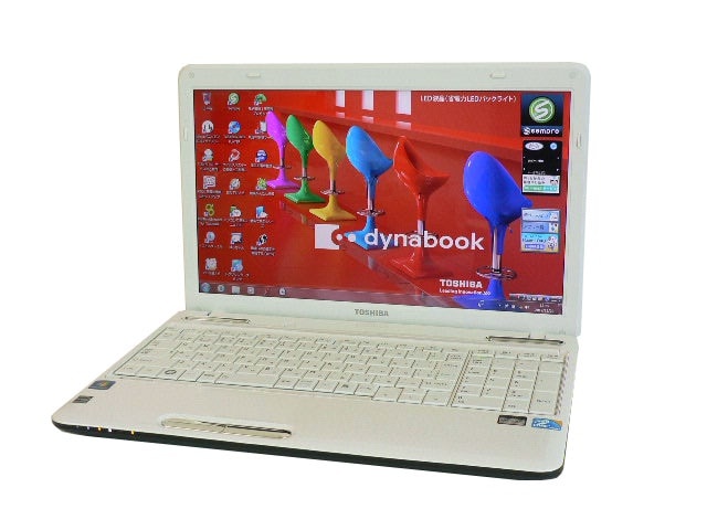 東芝 ノートパソコン 中古パソコン T350/46 ホワイト テンキー ノート 本体 Windows7 Core i5 DVD 4GB/500GB 送料無料 中古