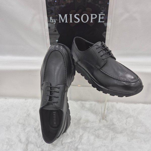 By 男性カジュアルコンフォートボートシューズ 122HT337SH010 BLACK 4 JJ