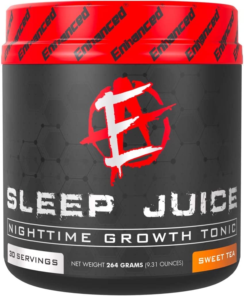 【強化されたラボ スリープ ジュース パウダー サプリメント (30 食分) ボディビルディング用 】スリープエイドGABAマグネシウムL-テアニンバレリアンパッション フラワー5-HTP