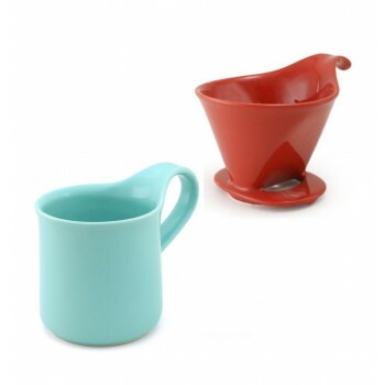 ZERO JAPAN（ゼロジャパン） ドリッパー＆カフェマグセット ドリッパートレイ付 DMZ-16 TO/AM