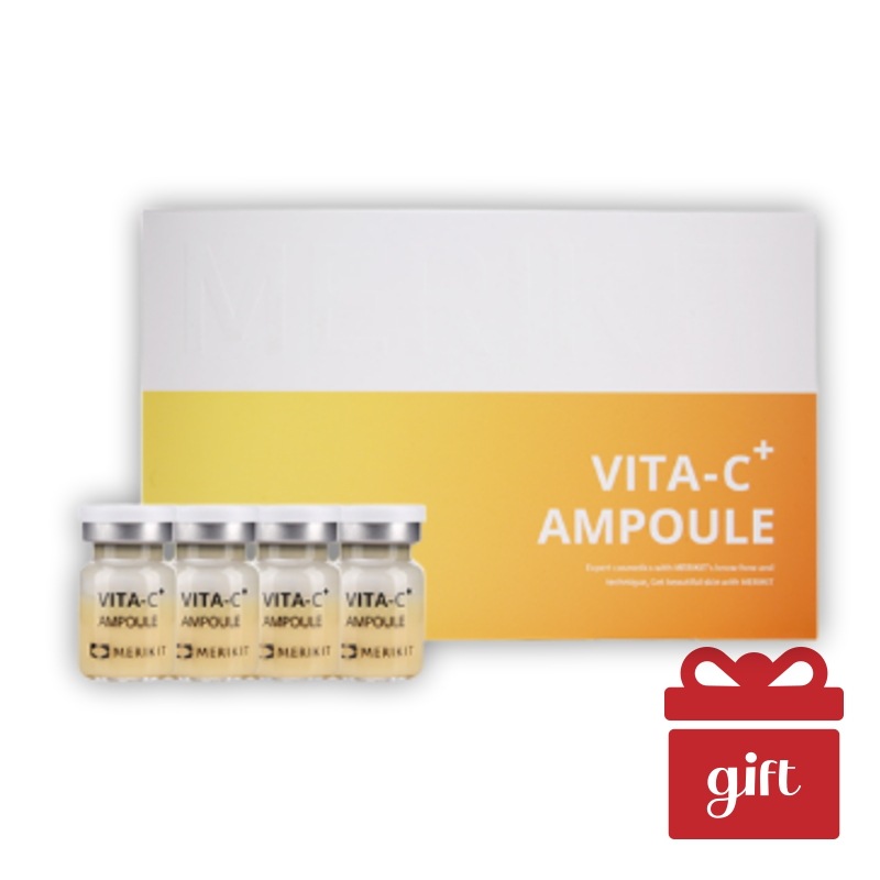 【高濃度美容液】VITA-C+ アンプル 5g×10本 純ビタミンC13.5％配合・トーンケア 韓国コスメ メリキット VITA-C+ AMPOULE