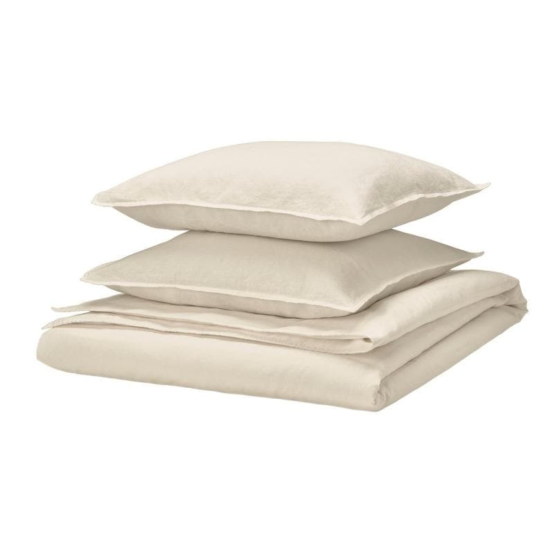 RUNDHAGTORN ルンドハーグトルン 掛け布団カバー＆枕カバー（枕カバー2枚） - ベージュ 200x200/50x60 cm