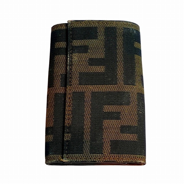 フェンディ FENDI ズッカ ブランド小物 6連キーケース ユニセックス【中古】