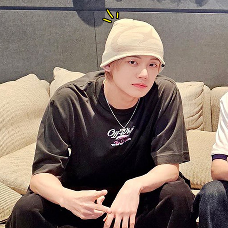 TXT ヨンジュン 着用 帽子 SYMBOL UNCUFFED BEANIE ニット帽