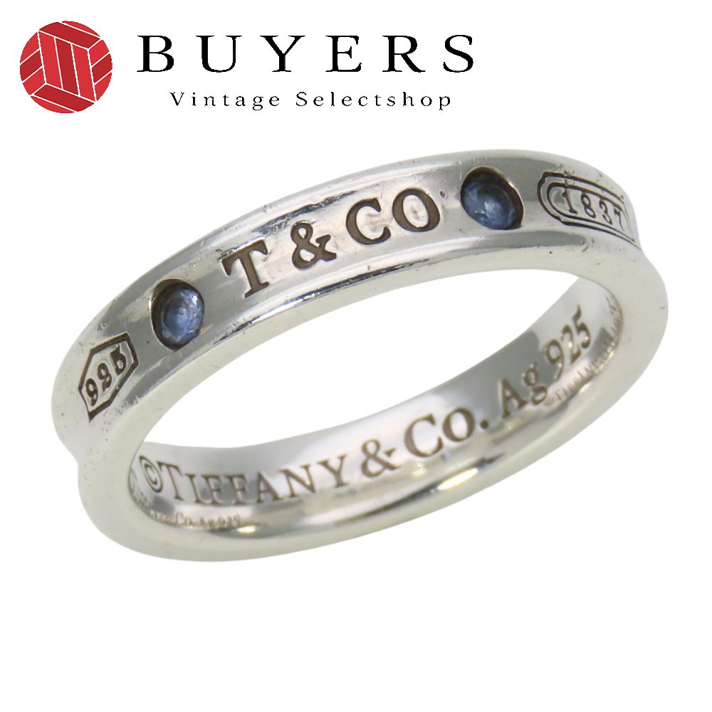中古 リング・指輪 1837 ナロー シルバー925 サファイア 約3.8g シルバー アクセサリー モンタナ レディース 女性