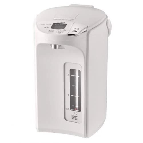 タイガー TIGER 電気ポット 蒸気レス VE電気まほうびん とく子さん 3.0L アーバンホワイト PIP-G300WE