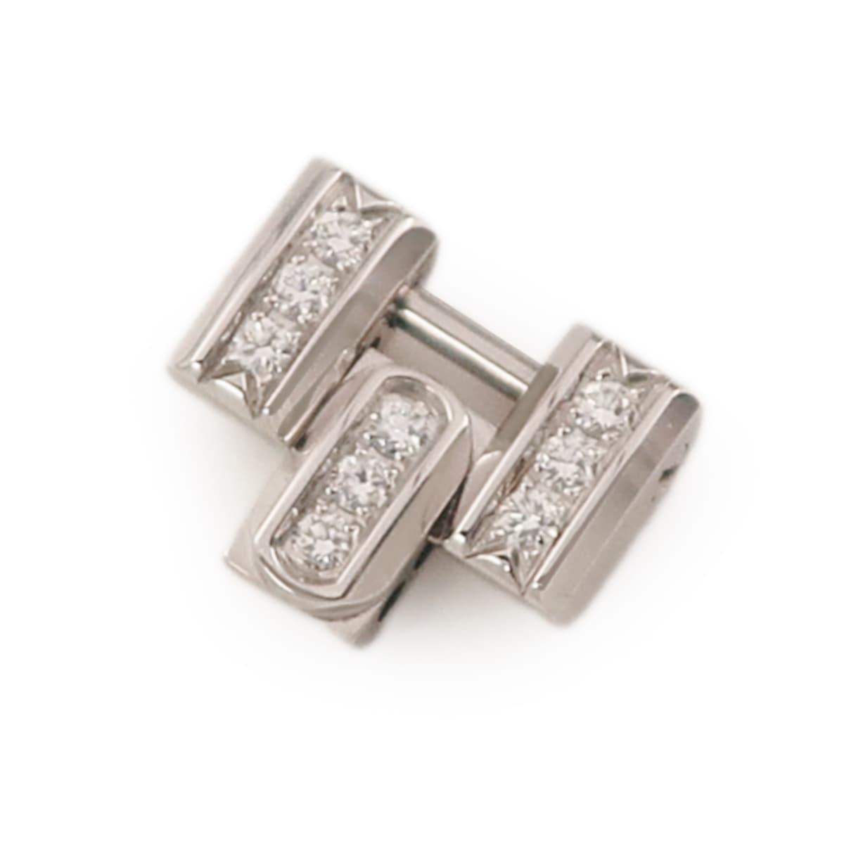 ハリーウィンストン Harry Winston 腕時計パーツ アヴェニューC（AVCQHM16WW051）用 K18WG 純正ダイヤモンド シルバー 純正 1コマ K18WG 純正ダイヤ 11ｍｍ 【