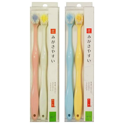 他サイト： ライフレンジ みがきやすい歯ブラシ ワイド(ふつう)4本セット 【田辺重吉考案】の商品画像