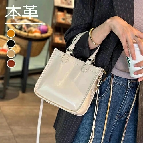 本革 牛革 ショルダートートバッグ レディース 肩掛け/斜め掛け 30-50代 黒/白/ブラック 通勤 おしゃれ 上品 高級 母の日 プレゼント