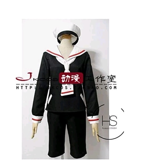 カードキャプターさくら石川制服帽子付きコスプレ衣装