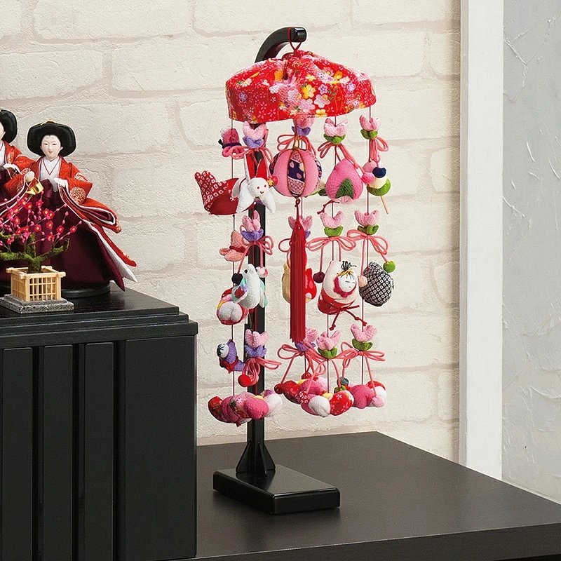 雛人形 ひな人形 お雛様 おひなさま かわいい 手作り 2025年 新作 秀光 限定品 コンパクト ミニ 吊るし 贈答品 プレゼント 脇飾り 買得 お得 人気 ランキング P82603