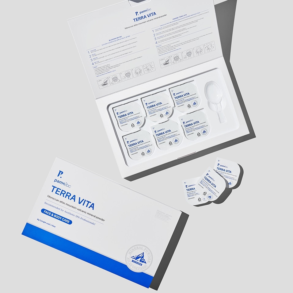 パームズ 毛穴掃除 テラビッタ 火山土 毛穴パック 1箱（4g x 6ea） + マスクパックをプレゼント