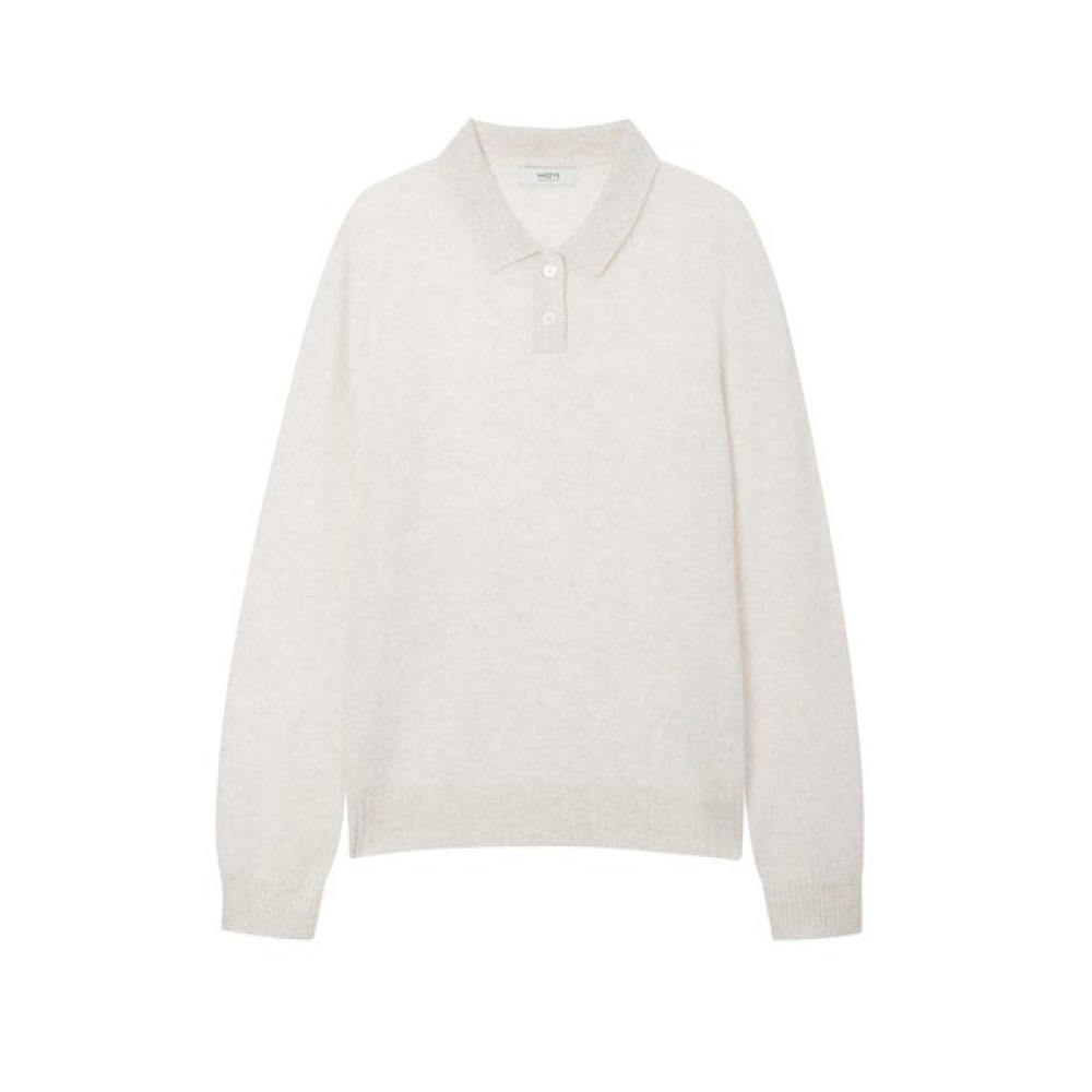 (ヘッジズレディース) 24FW 起毛カラーセーターアイボリー HSSW4D001IV