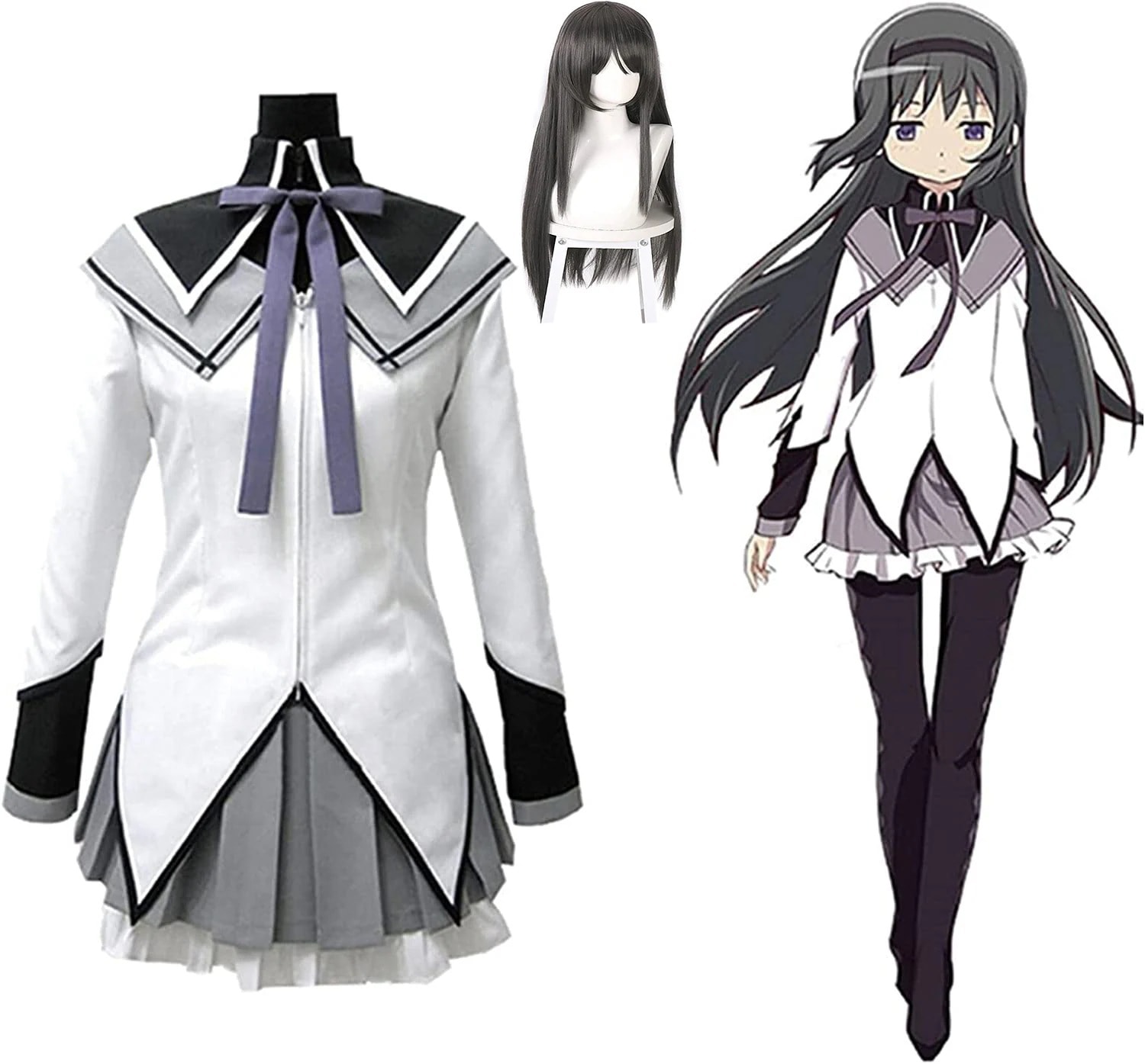 【全シリーズ発売中】 【値引き中】コスチューム コスプレ衣装 戦闘服 制服 暁美ほむら コスプレ まどマギ まどかマギカ 魔法少女