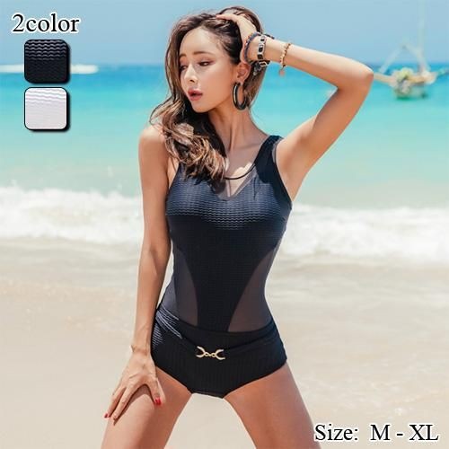 【グラシア】 水着 ワンピース レディース ビーチウェア スイムウェア 流行 海 プール ウエストマーク シェイブ シック シルエット パッド ベーシック 三角パッド すっきり 繊細 大人 魅力的 ブ