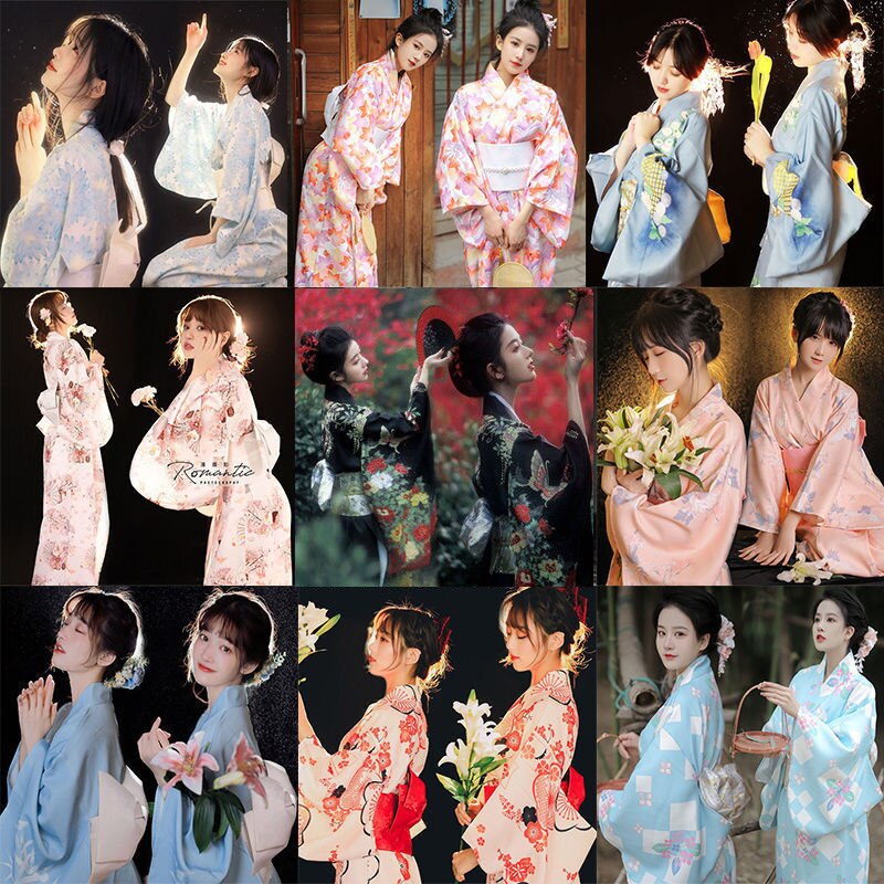 浴衣 ゆかた レディース女性用 浴衣セット浴衣＋帯レトロモダン花火大会夏祭り盆踊りコスチューム髪飾り230%制限 4,899円
