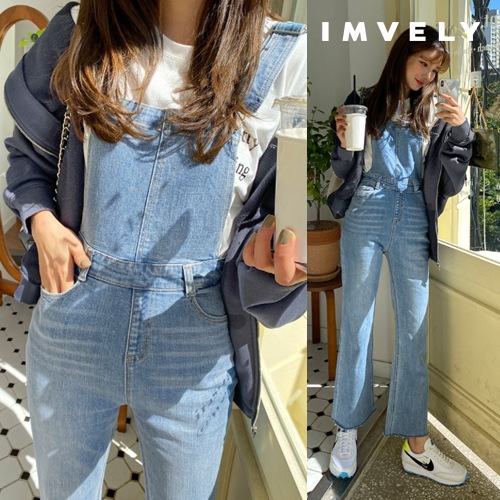 [IMVELY イムブリー公式] THXV USEFUL OVERALLS PANTS