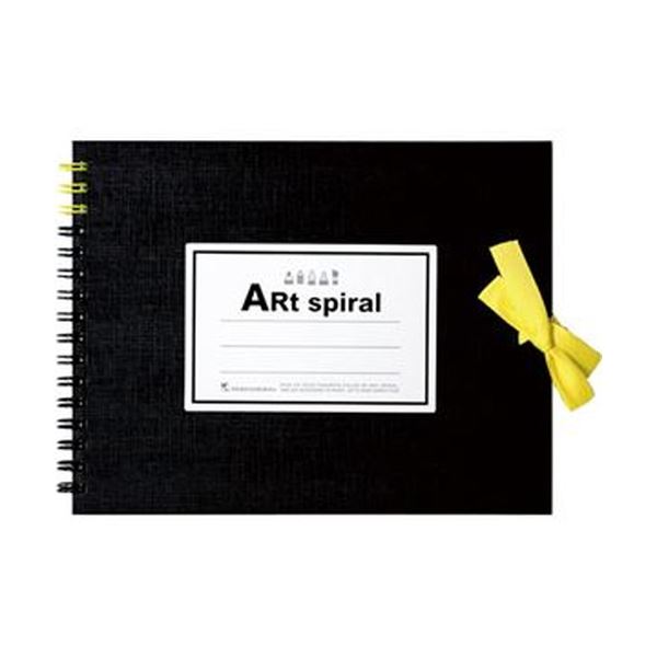（まとめ）マルマン スケッチブックアートスパイラル F0 ブラック 24枚 S310-05 1冊(×20セット)