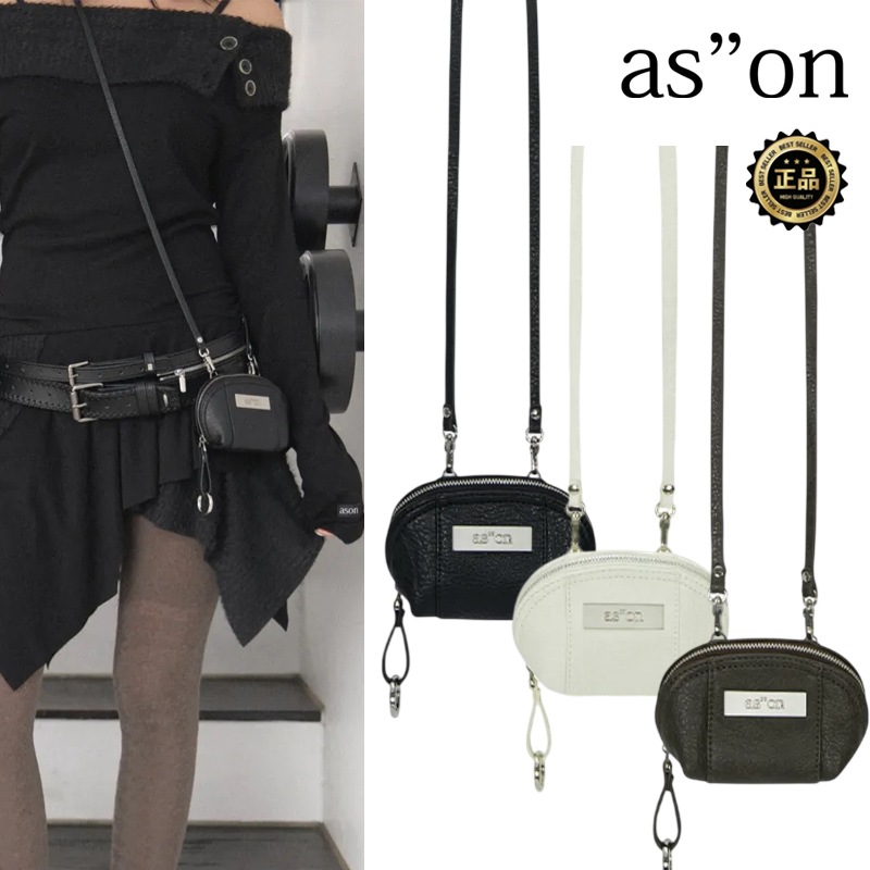 COY POUCH BAG 斜め掛け ショルダー 長さ固定ストラップ 軽量 小物収納 コインケース スマホ 鍵 通勤 旅行 トレンド コーデ提案 ニット ジャケット ミニマル 人気 定番系 収納力 感
