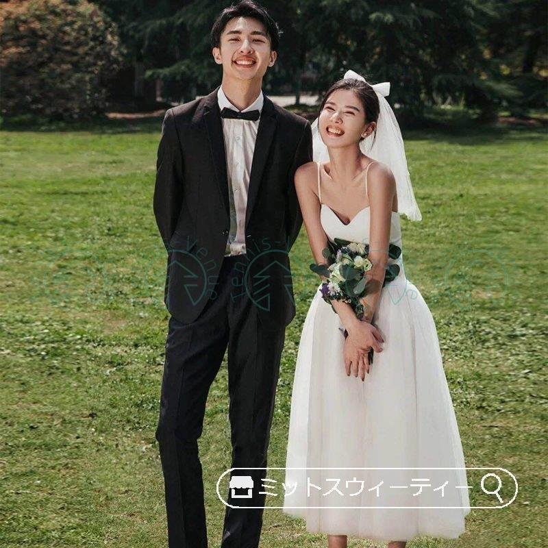 ウェディングドレス 二次会 リゾート 結婚式 ブライダル 前撮り 旅行挙式 花嫁 チュール パーティ