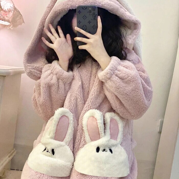 もこもこ モコモコ ルームウェア レディース ホームウェア 部屋着 寝巻き パジャマ 着ぐるみ オールインワン つなぎ ジャンプスーツ ふわふわ あったか 暖かい ふんわり ズボン 2