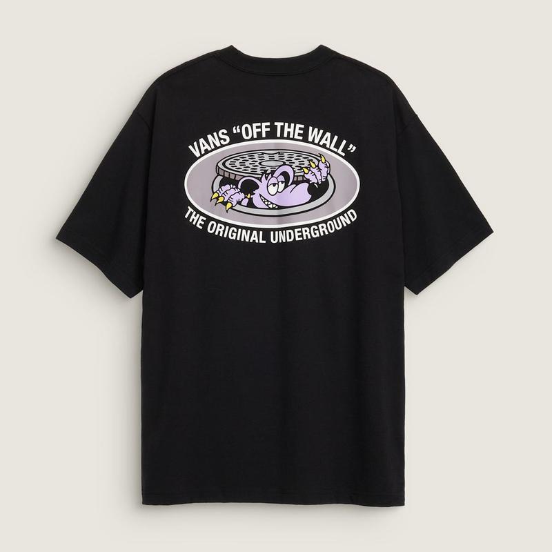 ダウンサイド半袖Tシャツ / ブラック / VN000SXSBLK