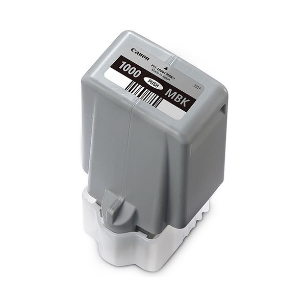 (まとめ）キヤノン インクタンクPFI-1000MBK マットブラック 80ml 0545C004 1個(×3セット)