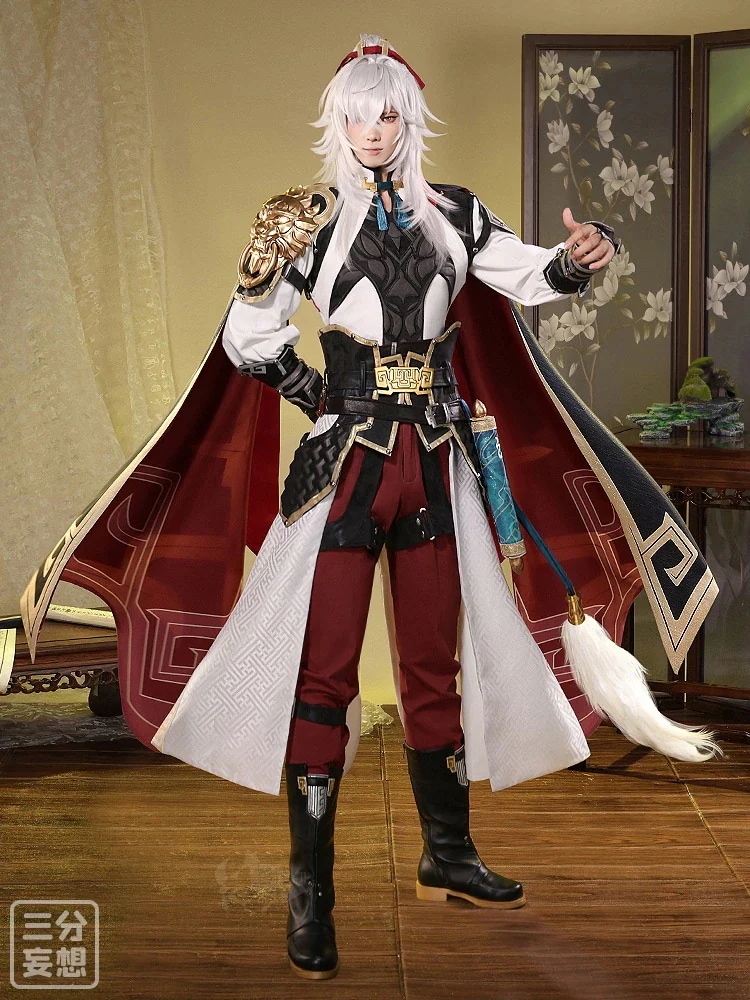 2026新作 L 【三分妄想1/3Delusion】崩壊：スターレイル 景元-ケイゲン コスプレ衣装/ウィッグ/靴 コスチューム