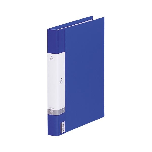 （まとめ）リヒトラブ リクエスト名刺帳(ポケット交換タイプ) A4タテ 30穴 500カード ヨコ入れ 青 G8802-8 1冊 (×5セット) 7,671円