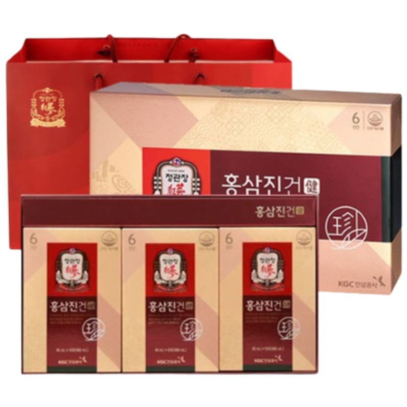 z0205)チョングァジャン ホンサムエキス ポーチ + ショッピングバッグ 40ml30個