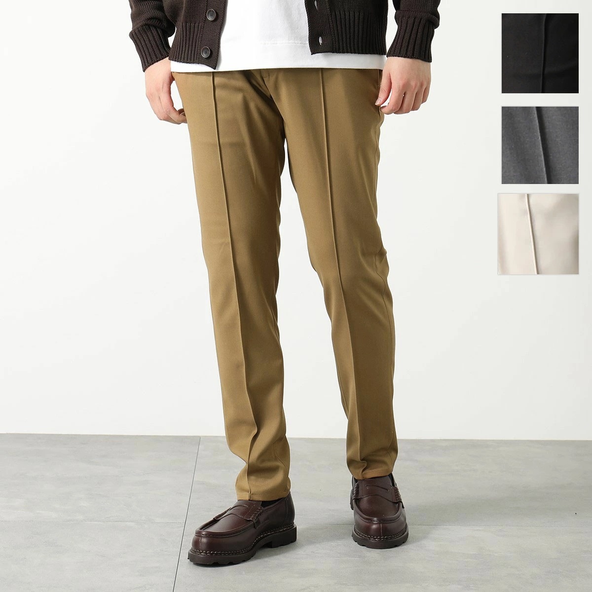 giabs ARCHIVIO ジャブスアルキヴィオ イージーパンツ MASACCIO M1 A5458 マサッチョ メンズ ウォッシャブルテクノサージ ストレッチ カラー4色