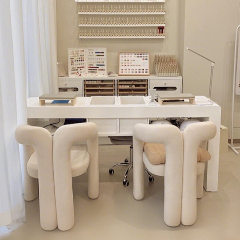 ネイルショップカスタマースツール新しいスタイルマスターベッドガールズクロークルームドレッシングテーブルチェアメイクアップスツール