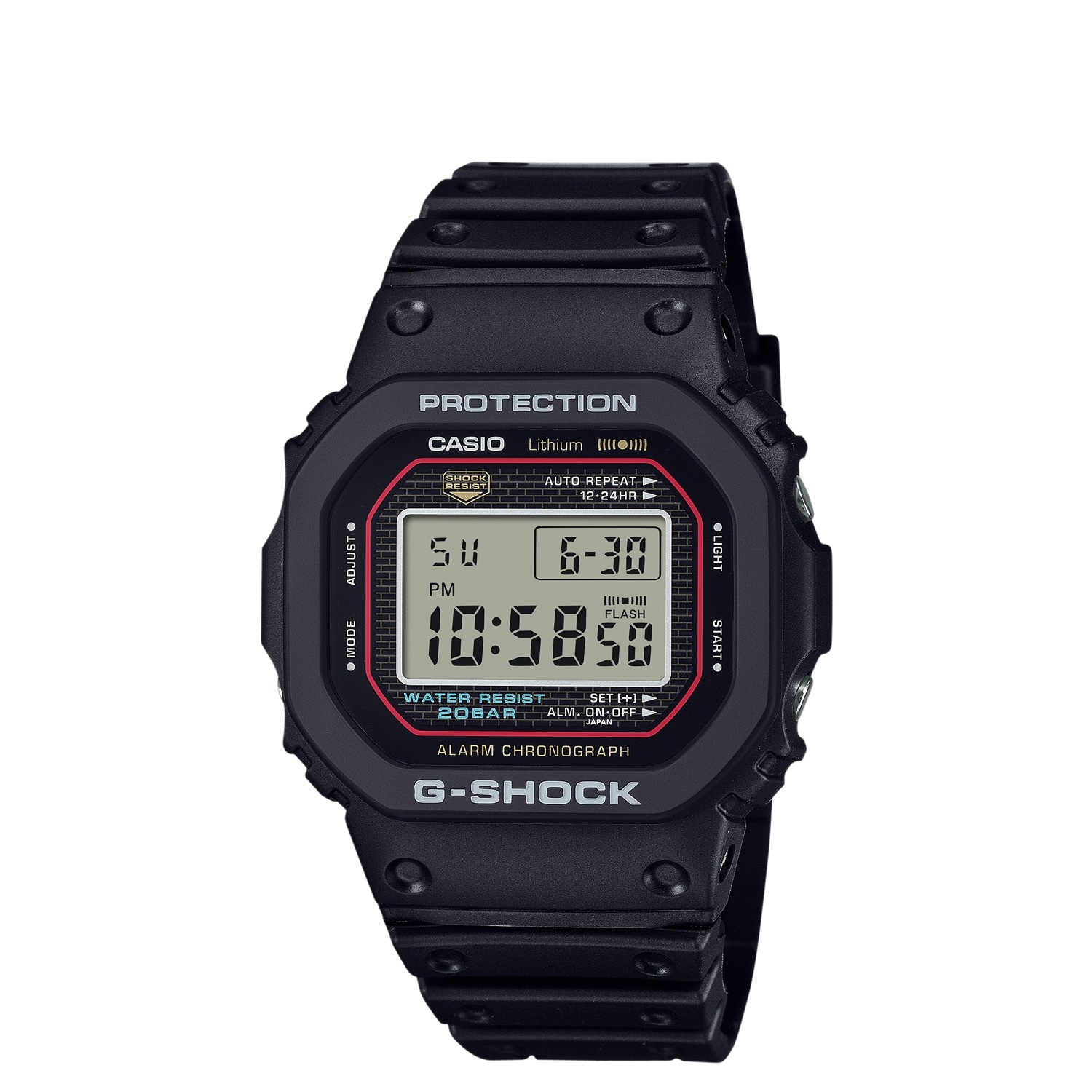 G-SHOCK 腕時計 DW-5000R-1AJF 5000 SERIES 防水 メンズ レディース ブラック 黒
