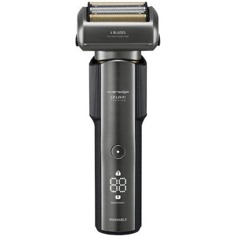 イズミ シェーバー メンズ 6枚刃 往復式 充電式 マクセルイズミ IZF-E863W-K