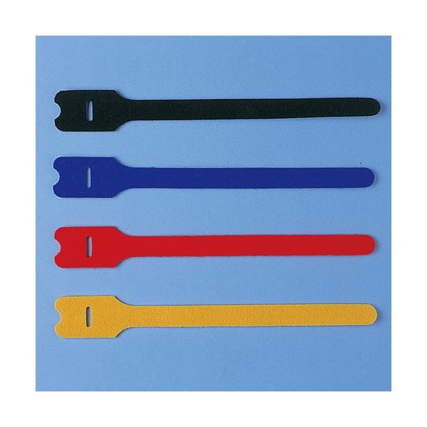 (まとめ)サンワサプライ ケーブルタイ(面ファスナー) CA-MF3SETN(×10セット)