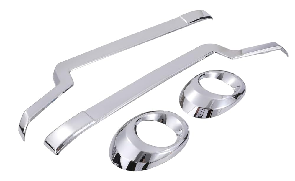 日産 UD トラックス 17クオン パーフェクトクオン メッキ バンパー エンドカバー + フォグランプ カバー 交換式 セット デコトラ 大型 トラック 社外品