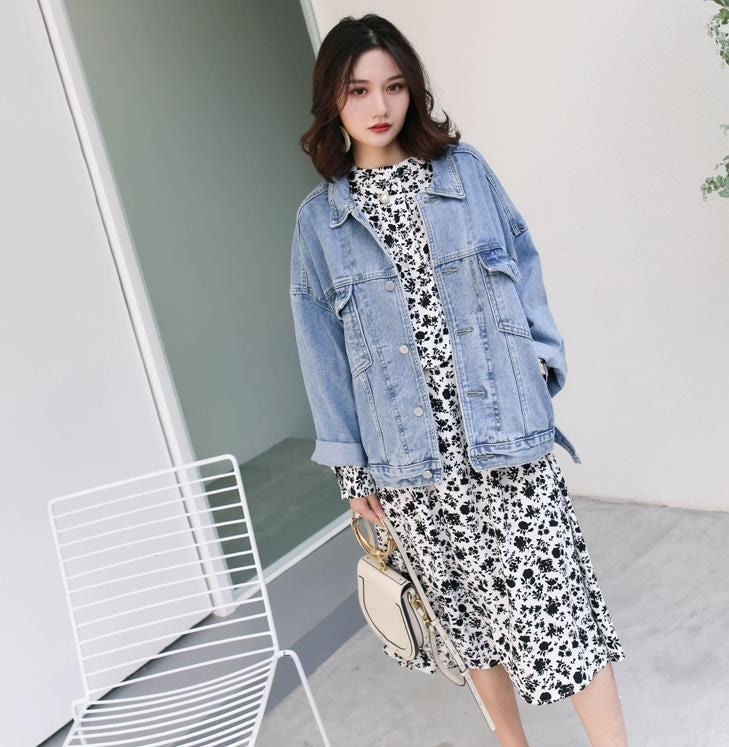 1217．花柄シフォンロングワンピース（ホワイト）