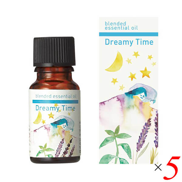 アロマ アロマオイル 精油 生活の木 ブレンドエッセンシャルオイルドリーミータイム 10ml 5本セット
