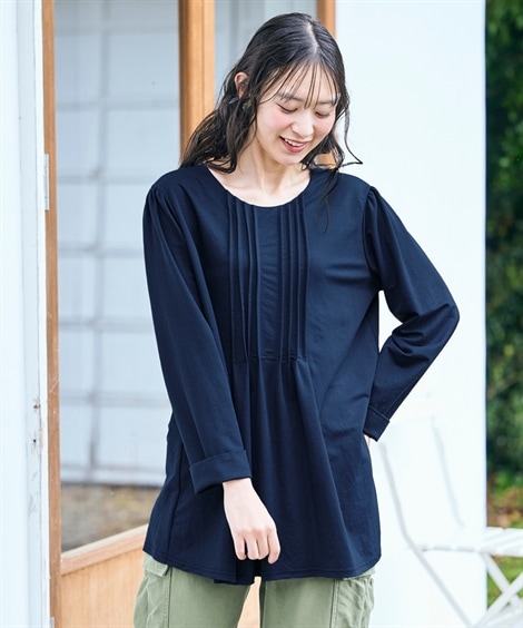 美品⁂センソユニコ⁂ロングチュニック　ドット　サークル刺繍　Aライン　変形ヘム 美品⁂センソユニコ⁂ロングチュニック ドット サークル刺繍 A