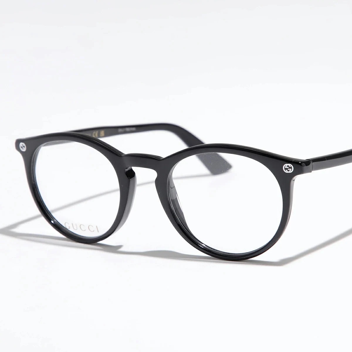 GUCCI グッチ メガネ GG0121O メンズ ボストン型 セルフレーム フルリム 黒縁 めがね 眼鏡 伊達メガネ 伊達眼鏡 ロゴ アイウェア 001 【mega】