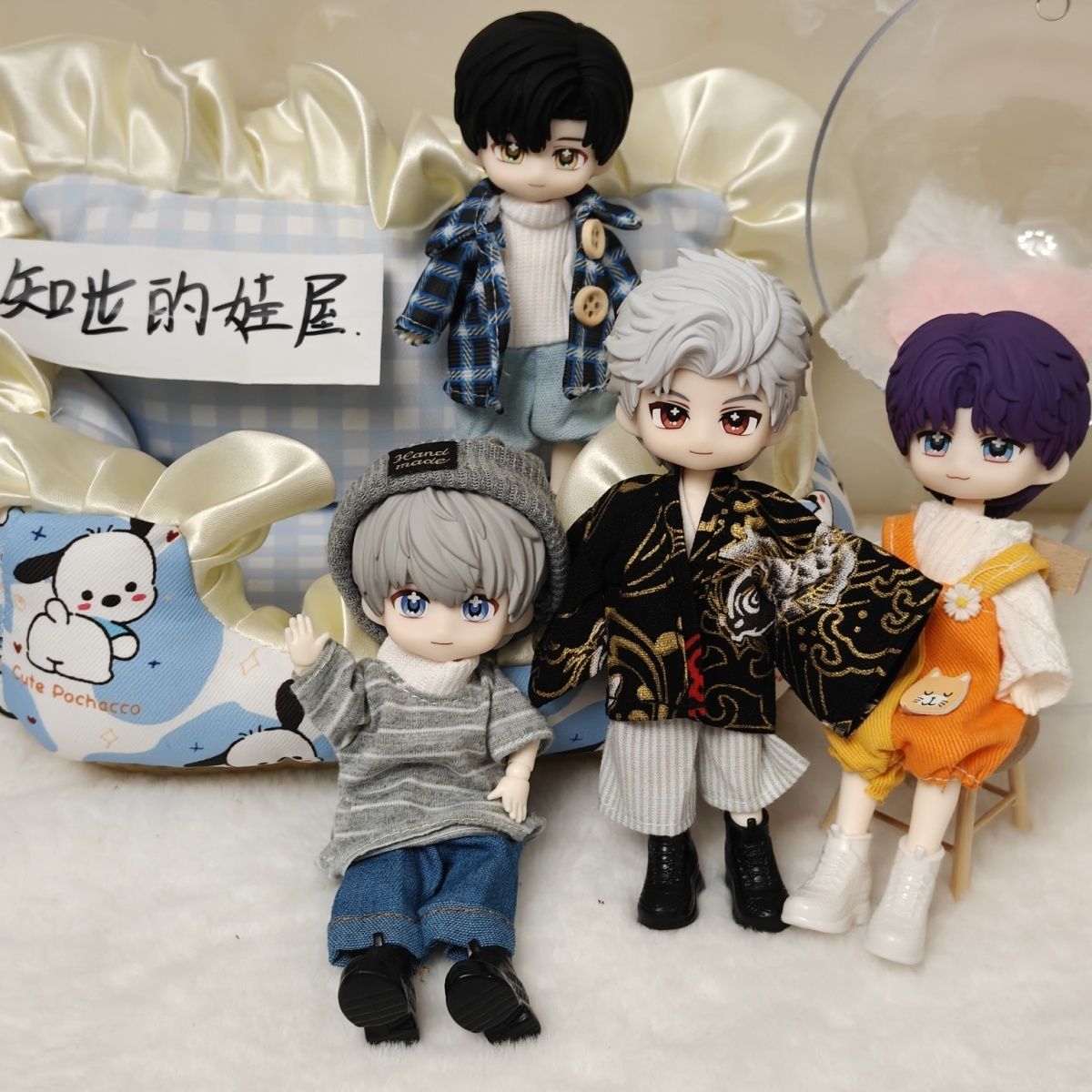 恋と深空秦彻ob11整娃彻bjd可动人形二次元q版诞生日プレゼント12分娃