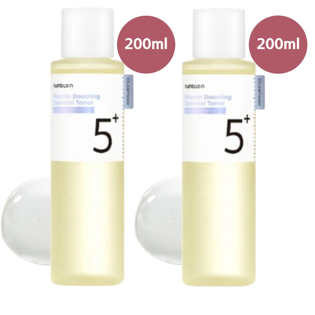 【1+1/正規品/5番】 白玉点滴グルタチオンCトナー 200ml+200ml/高濃縮ビタ水液/ 顔色ケア/ お肌の疲労回復/ 鎮静/ ブライトニング/ 韓国コスメ