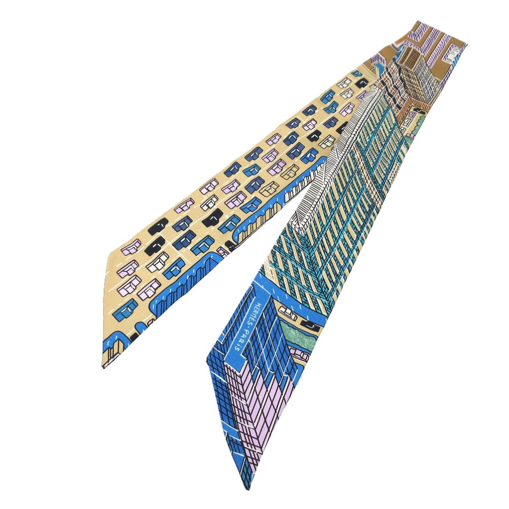 美品 ツイリー パンタンシティ スカーフ シルク/シルク ベージュ 2026【中古】 レディース