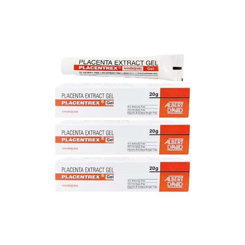 [3個] ヒトプラセンタ Placenta gel 20g