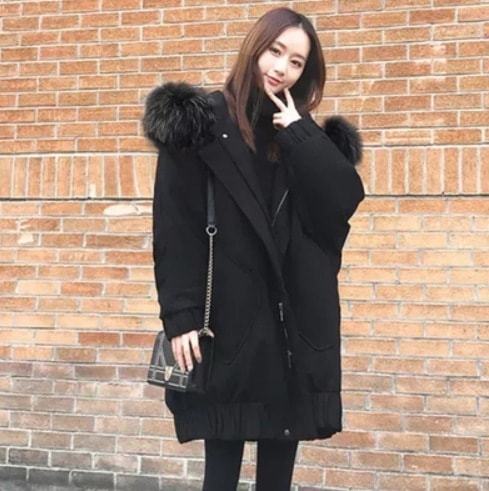 モテアイテム アウター コート 長袖 もこもこ モコモコ ふわふわ フード付き ファスナー ポケット 前開き 厚手 きれいめ シンプル カジュアル 上品 おしゃれ お洒落 かっこいい 女子